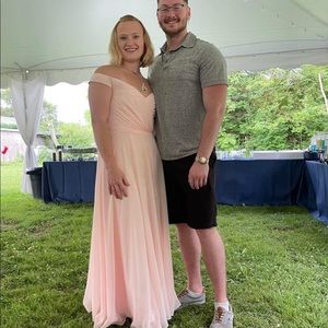 Light Pink Bridesmaid Dress